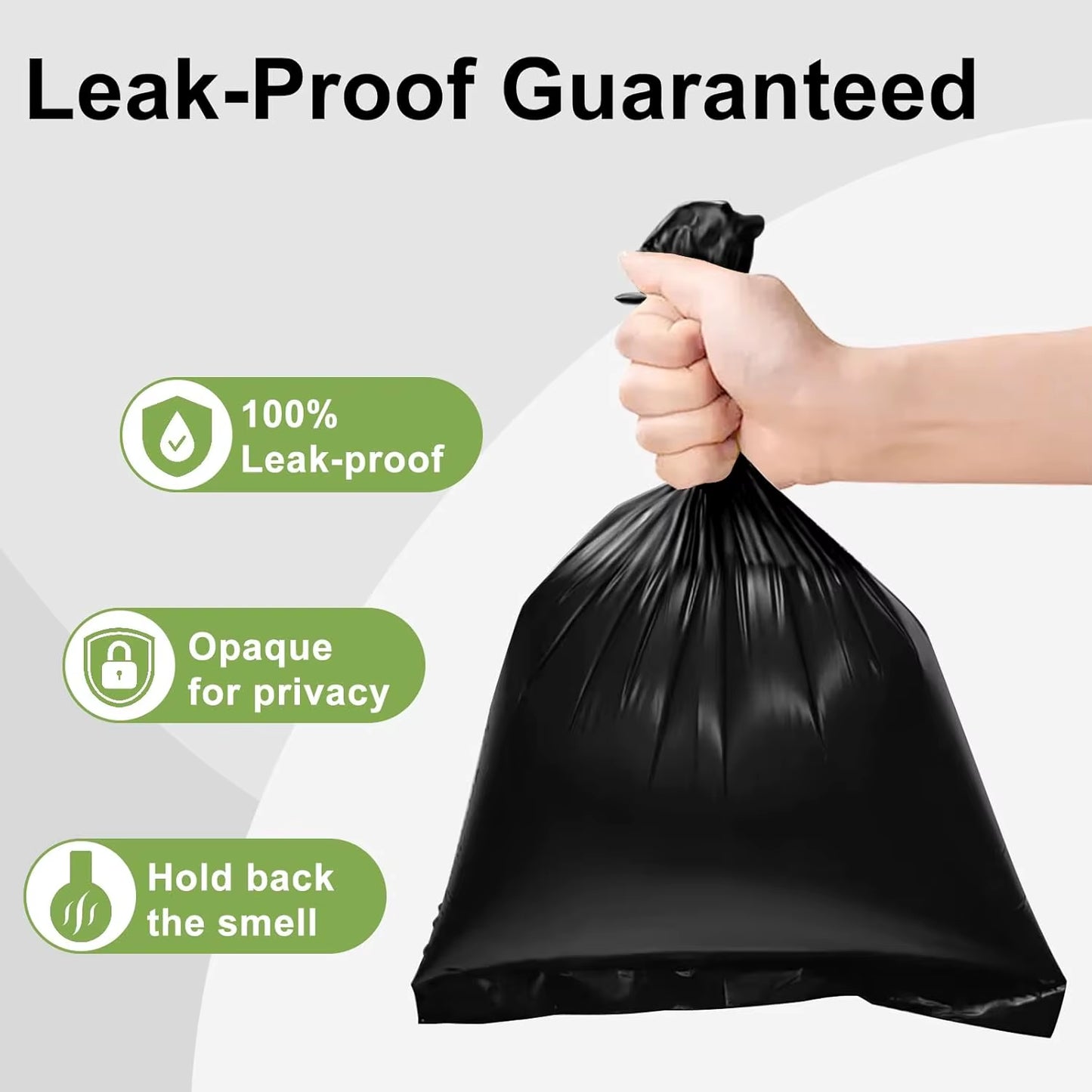 Dog Poop Bags Portable Pet Waste Bags Durable and Leak Proof Dog Garbage Bags with Dispenser Pet Cleaning Supplies for Outdoor