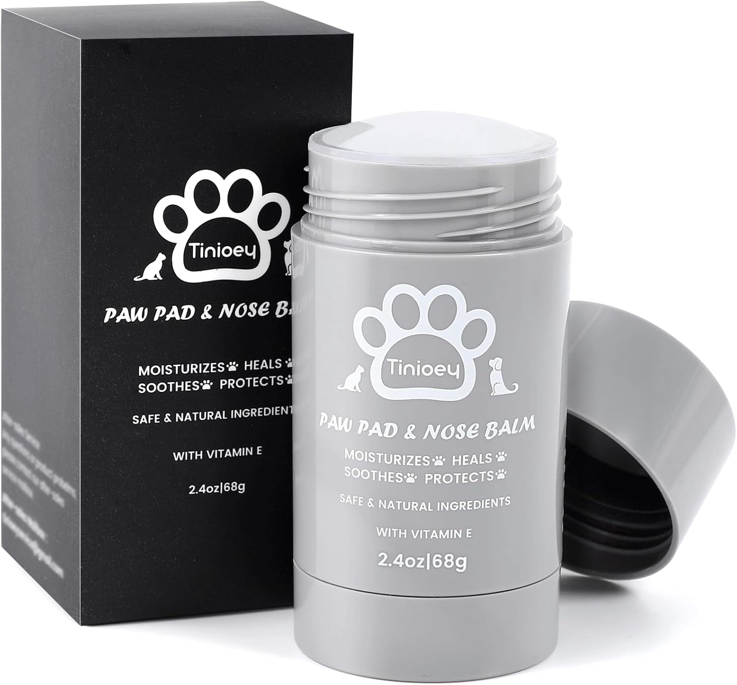 Pfotenbalsam Hund (Roll-On 70Ml) - Heilt, Repariert Und Regeneriert Trockene, Rissige & Beschädigte Pfoten, Pfotenpflege Pfotenschutz Hund, Hundepfoten Balsam, Hundezubehör, Hunde Geschenke