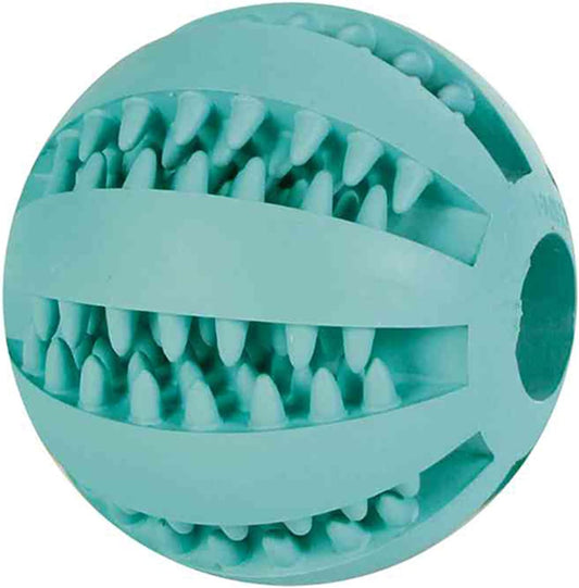 TRIXIE Denta Fun Ball - Praktisches Hundespielzeug Mit Minzgeschmack - Ø 7 Cm, Zahnpflege-Zubehör Für Hunde - 3289