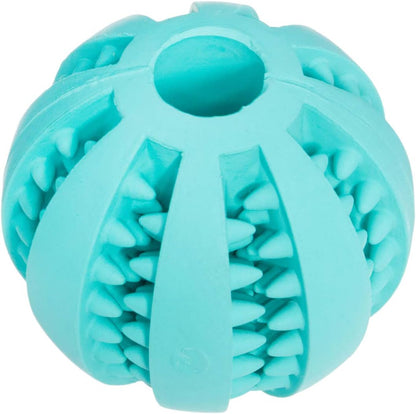 TRIXIE Denta Fun Ball - Praktisches Hundespielzeug Mit Minzgeschmack - Ø 7 Cm, Zahnpflege-Zubehör Für Hunde - 3289