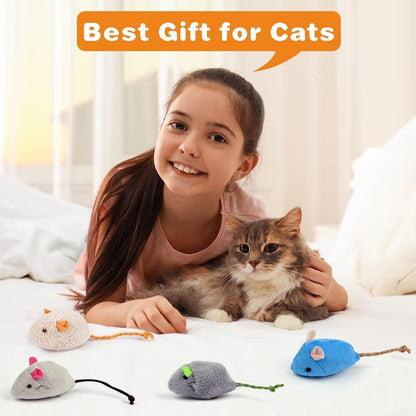 Katzenspielzeug Maus, 9 Stück Plüsch Maus Mit Katzenminze, Interaktives Katzenspielzeug Für Katzen Und Kätzchen, Ideal Für Kleine Rassen