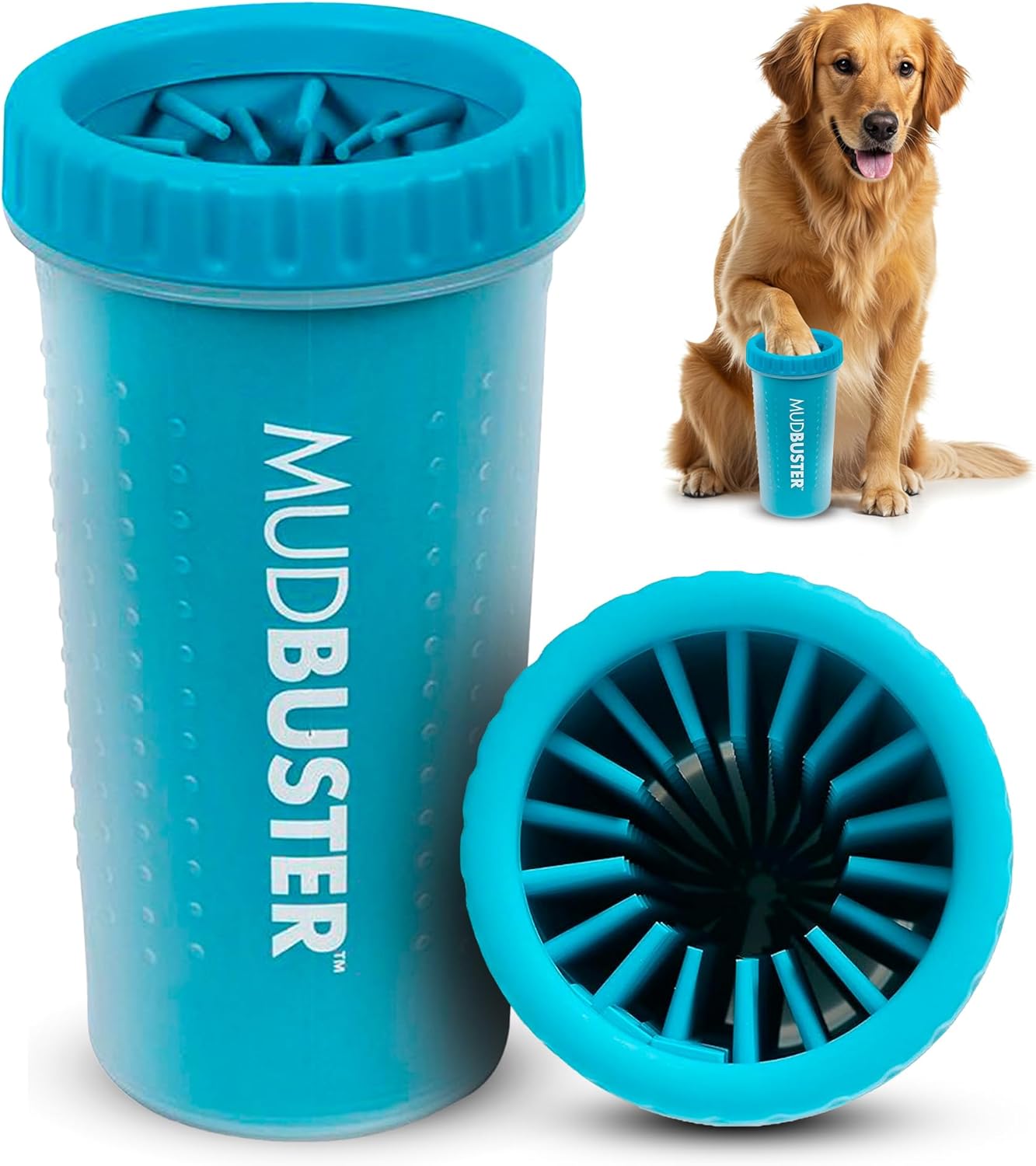 Pfotenreiniger Für Hunde, Haustierbedarf Und Hundezubehör, Einfach Zu Bedienen Und Zu Reinigen, Sauber, Unverzichtbares Hundeprodukt, Größe L, Blau
