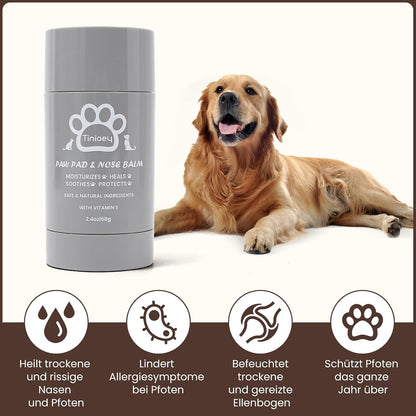 Pfotenbalsam Hund (68G Stick) - Heilt, Repariert Und Regeneriert Trockene, Rissige & Beschädigte Pfoten, Pfotenpflege Pfotenschutz Hund, Hundepfoten Balsam, Hundezubehör, Hunde Geschenke