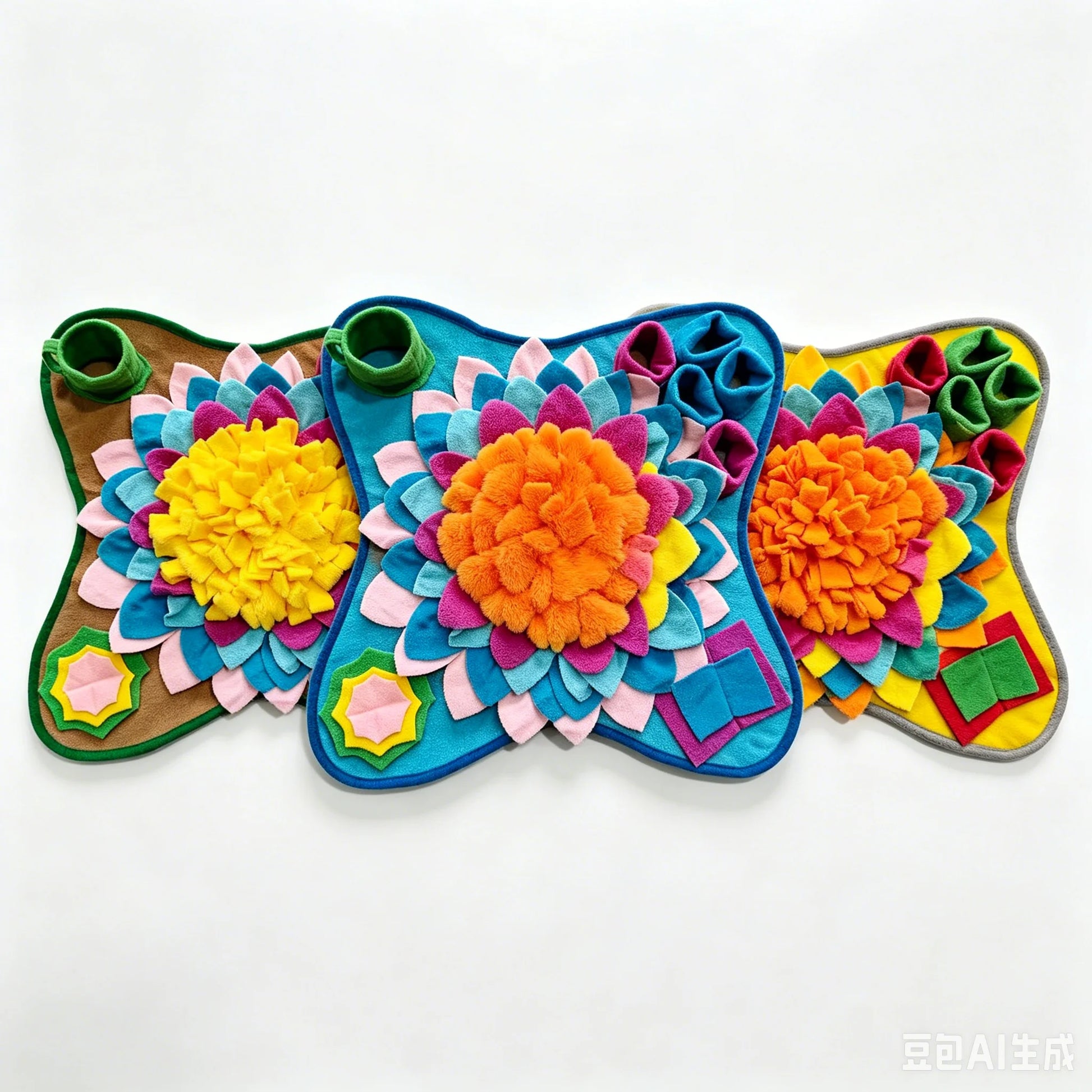 Pet Sniffing Training Mat Dogs Cats Educational Stress Relief Bite Resistant Slow Food Mat Pets Eco-Friendly Training Blanket