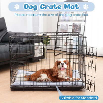 Hundebett Mittelgroße Hunde Waschbar, 90X60 Cm Hundekissen Flauschig Mit Rutschfeste Unterseite, Hundebetten Für Mittelgroße Hunde, Grau