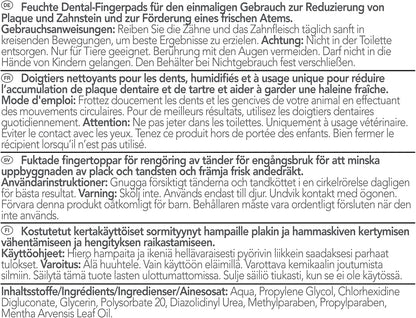 Vet'S Best Hunde Zahnreinigungstücher 50 Stück, Weiß