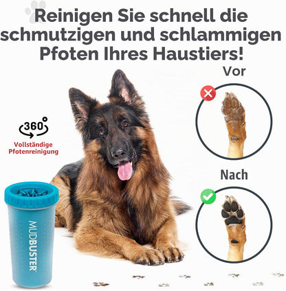 Pfotenreiniger Für Hunde, Haustierbedarf Und Hundezubehör, Einfach Zu Bedienen Und Zu Reinigen, Sauber, Unverzichtbares Hundeprodukt, Größe L, Blau