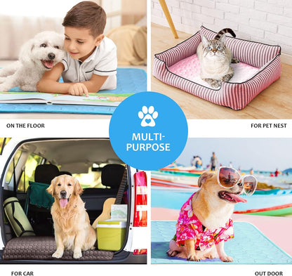 NIBESSER Kühlmatte Für Hunde Selbst Kühlende Hundematte Sommer Kühlkissen Hundematte Für Zuhause Unterwegs Oder Im Auto