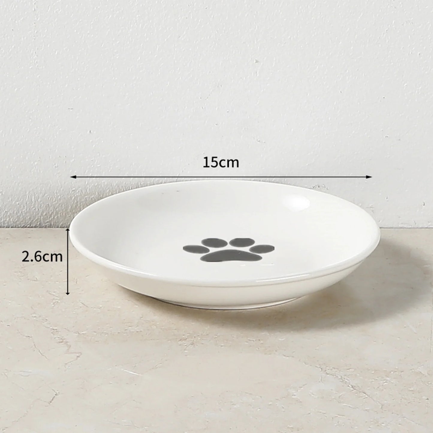 Pet Ceramic Bowl Nordic High Footed Ceramic Cat Food Bowl Snack Can Plate anti Overturning Kitten Puppy Food Water Feeding Bowl