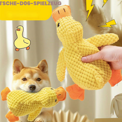 Hundespielzeug Aus Plüsch Für Kleine Hunde, Enten-Quietsch-Hundespielzeug, Weiches Welpenspielzeug Für Kleine Bis Mittelgroße Hunde - 25 Cm