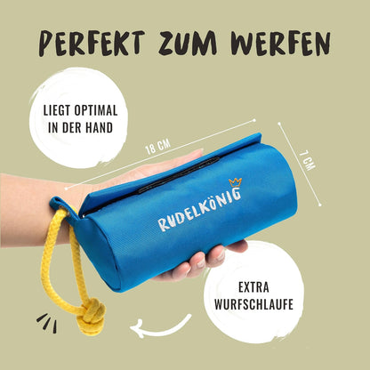 Rudelkönig Futterbeutel Für Hunde - Apportierbeutel Für Hundetraining - Robuster Futterdummy Für Leckerlies - Dummy Hund