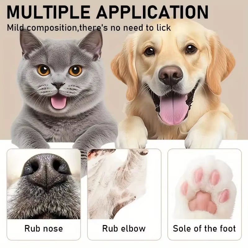 45G Dog Nose and Paw Balm Dog Paw Cream Cats Dogs Paw Protector Cream Pet Feet Moisturizer Pet Crack Feet Repair Pet Accessories - noblepetsdeluxe
