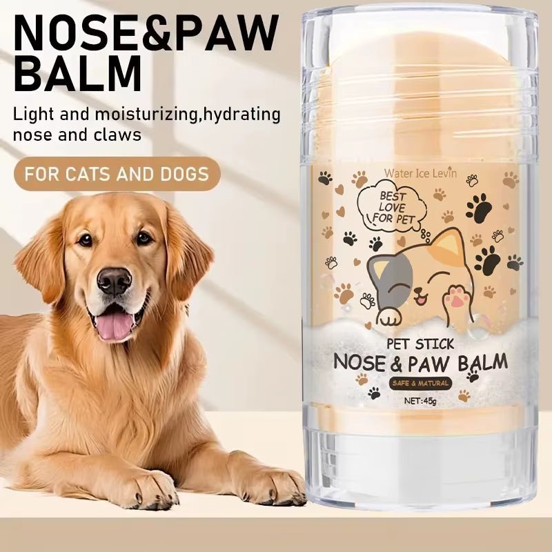 45G Dog Nose and Paw Balm Dog Paw Cream Cats Dogs Paw Protector Cream Pet Feet Moisturizer Pet Crack Feet Repair Pet Accessories - noblepetsdeluxe