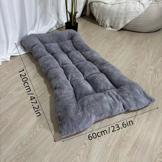 Extra Large Plush Dog Bed Sofa Thickened Super Soft Polyester Pet Mat Dog Crate Mat Bed for Small Medium Large Dog Bed - noblepetsdeluxe